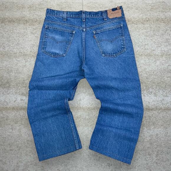 Levi's Other - True Vintage 70s Orange Tab Levis Jeans 550 34x28 Relaxed Fit Medium Wash